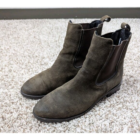 Thursday Boot Company Women’s The Duchess Dark Olive Suede 10.5 - Picture 1 of 12
